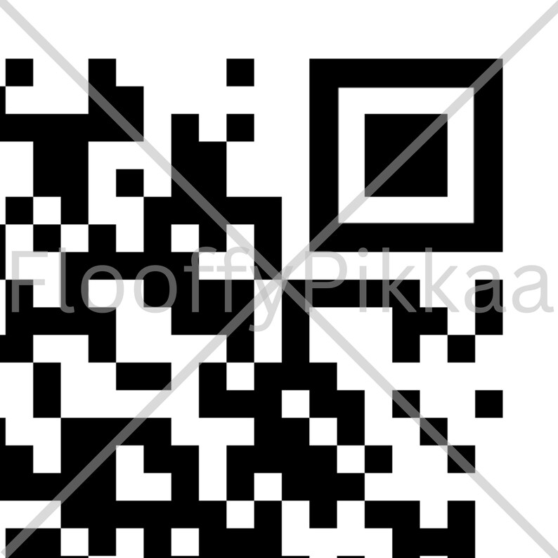 C2c Qr Code Rick Roll QR Code Cross Stitch/c2c Crochet PATTERN ONLY - 30cm/160cm - Etsy