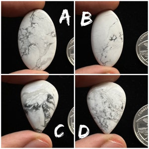 Natural Howlite Gemstone Cabochon Loose Gemstone Semi Precious stone For Wire Wrapped Pendant and Jewellery making