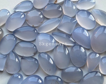 100% Natural Chalcedony Cabochon Wholesale Lot By Weight With Different Shapes And Sizes Used For Jewelry Making