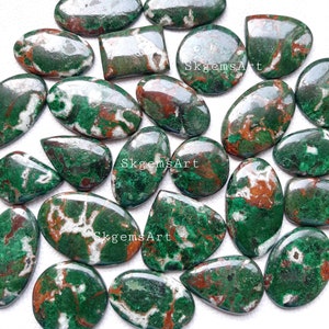 Natural Chrysocolla Cabochon Wholesale Bulk,  Loose Gemstone For Jewelry Making