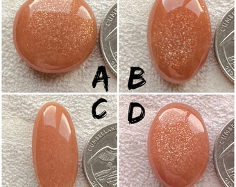 Natural Peach Moonstone Cabochon, With Very Cheap Price Loose Gemstone For Jewelry Making