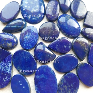 Natural Lapis Lazuli Cabochon Wholesale Lot By Weight With Different Shapes And Sizes Used For Jewelry Making