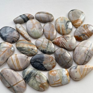 New Picasso Jasper Wholesale Cabochon By Weight With Different Shapes And Sizes Used For Jewelry Making