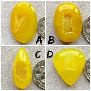 Lote de atacado de cabochão druso de janela amarela, para fabricação de joias a preço de banana