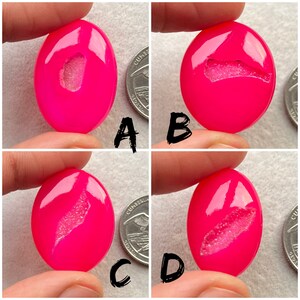 Top Baby Pink Color Window Druzy Cabochon, For White Window Druzy Jewellery Making at bargain price White Window pendant