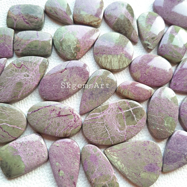 STICHTITE Purpurite Cabochon Wholesale Lot By Weight With Different Shapes And Sizes Used For Jewelry Making