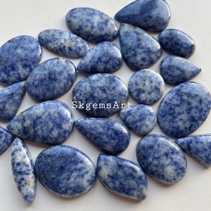 New Blue Diopside Wholesale Lot  Cabochon By Weight With Different Shapes And Sizes Used For Jewelry Making
