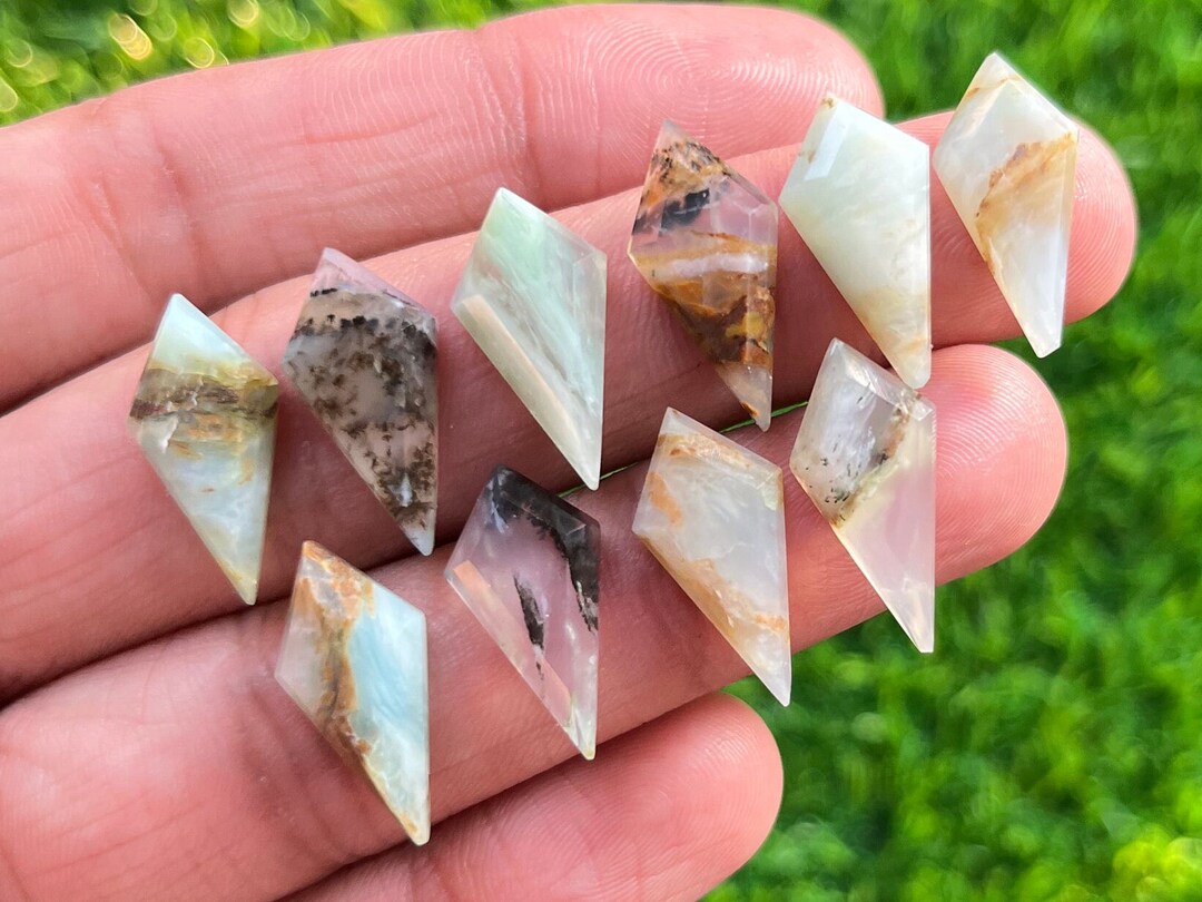 Ópalo peruano teñido nuevo, talla escalonada de 10 x 20 mm, gema de ...