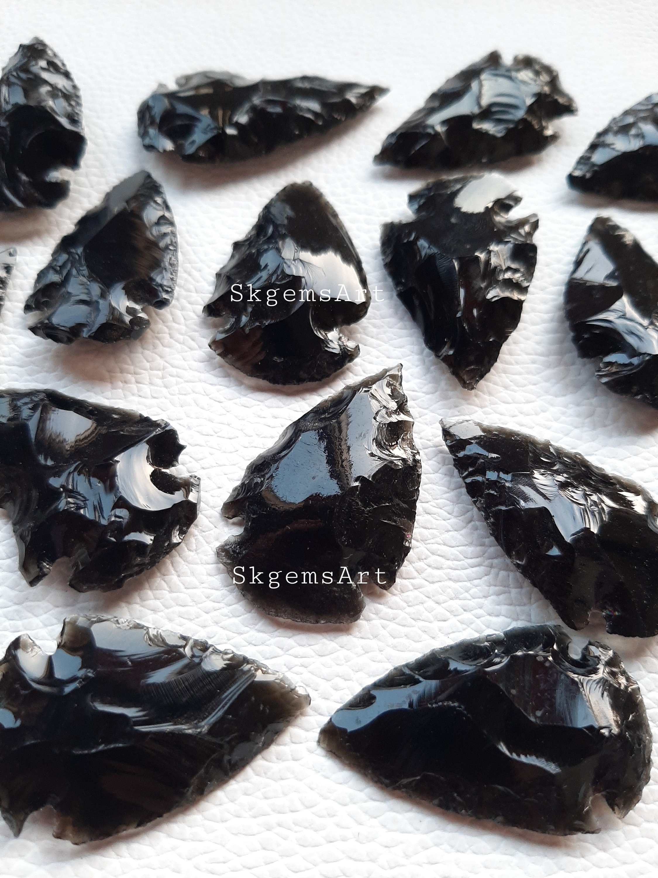 Grande Pointe De Flèche En Obsidienne Rouge - 6 Pouces (15 Cm) - Neuf Avec Étiquettes - Objet Décoratif Ou Collection