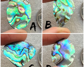 Abalone schelp, kleur schelp cabochon, met zeer goedkope prijs losse edelsteen voor het maken van sieraden