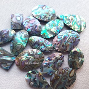 Abalone Shell/Shell Cabochon Wholesale Lot By Weight With Different Shapes And Sizes Used For Jewelry Making