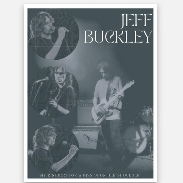 Jeff Buckley Music Poster | Digital Download