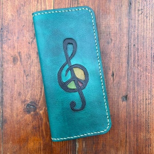 Minimalistische Einzigartige Seas Blue Sol Key Handgefertigte Leder Geldscheinklammer Visitenkarten Hüllen Geschenk für Ihre Brieftasche Frauen - Funktional und Modisch