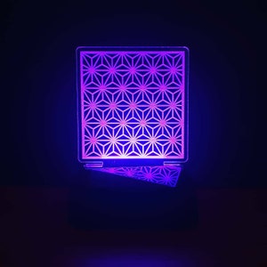 Sacred Geometry Cubes Glowing LED Art Piece Night Lamp spiritual trippy meditation zen