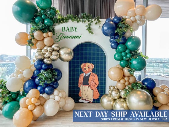 Fast Ship Custom RL Baby Shower Theme Signage ONLY | Beary Polo Classic Sign Only | New Mother to Be Celebration