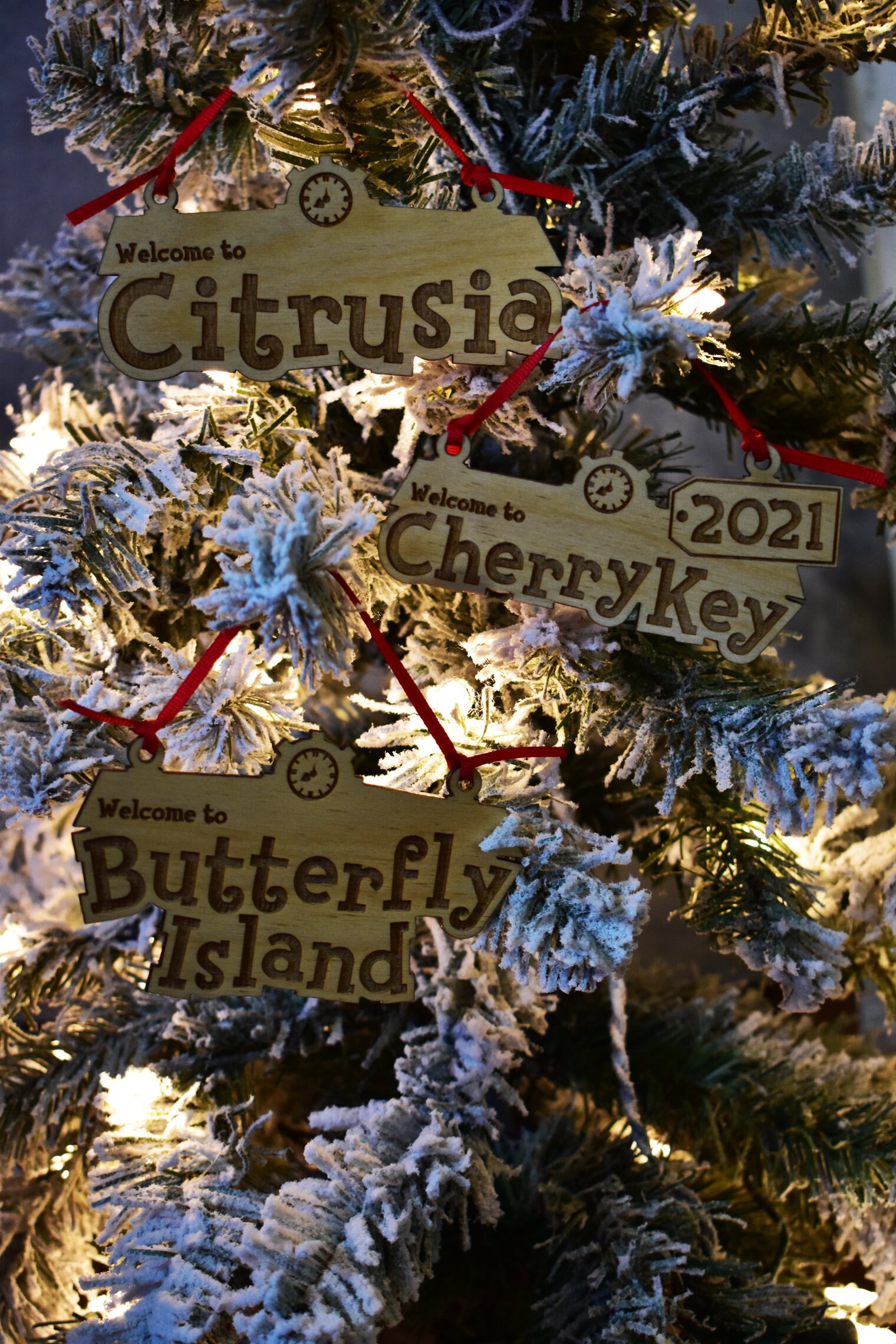 Personalized ACNH Island Name Ornament Custom Animal Etsy