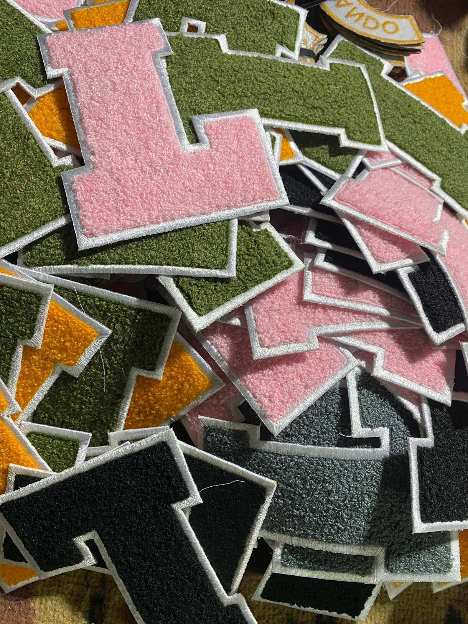 Custom chenille patches Your own brand chenille patches Etsy