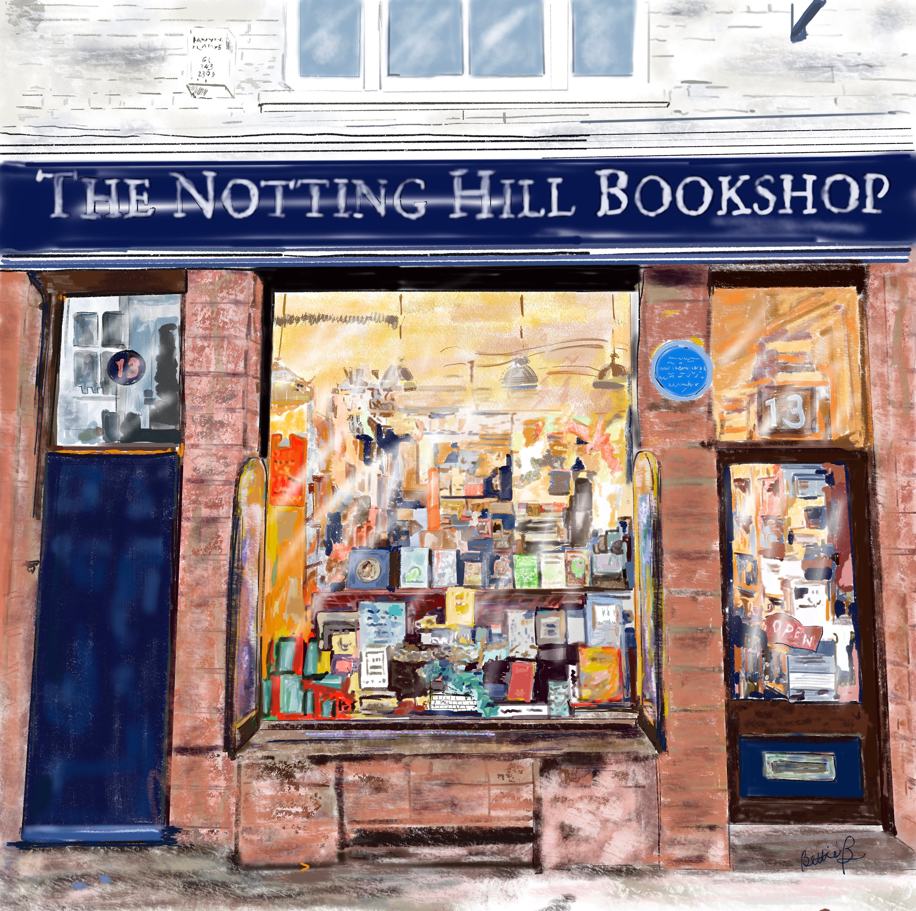 Notting Hill Fine Art Giclee Etsy UK