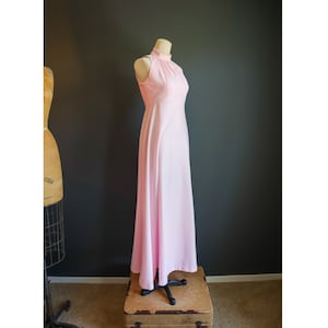 60s Flowing Pink Union Made Maxi Dress