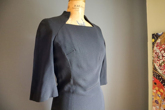 60s Rayon 3/4 Sleeve Sheath by ESTÉVEZ - image 5