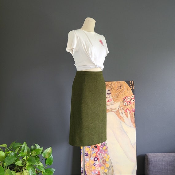 40's Italian Wool Knit Skirt by Lord & Taylor
