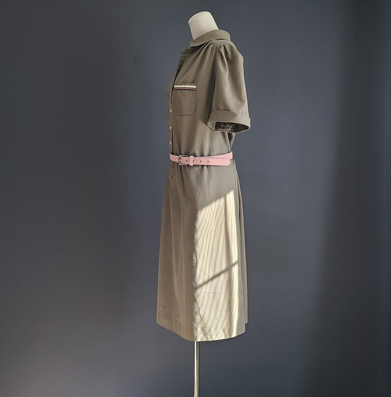 70/'s Schrader Sport Popover Shirt Dress