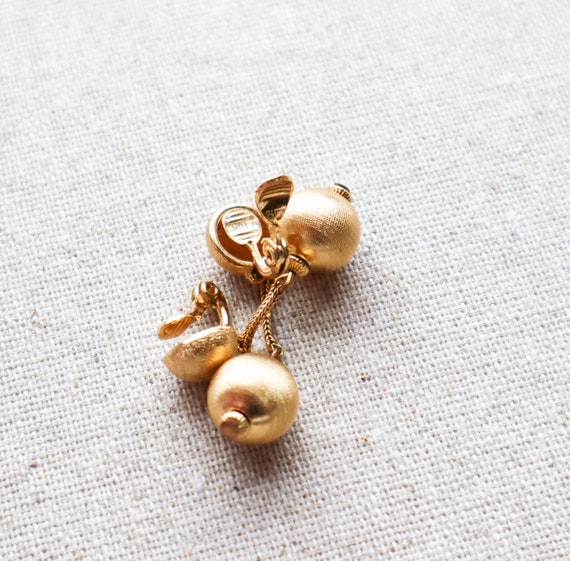 Mid-Century Gold-Plated Dangles by Monet - image 4
