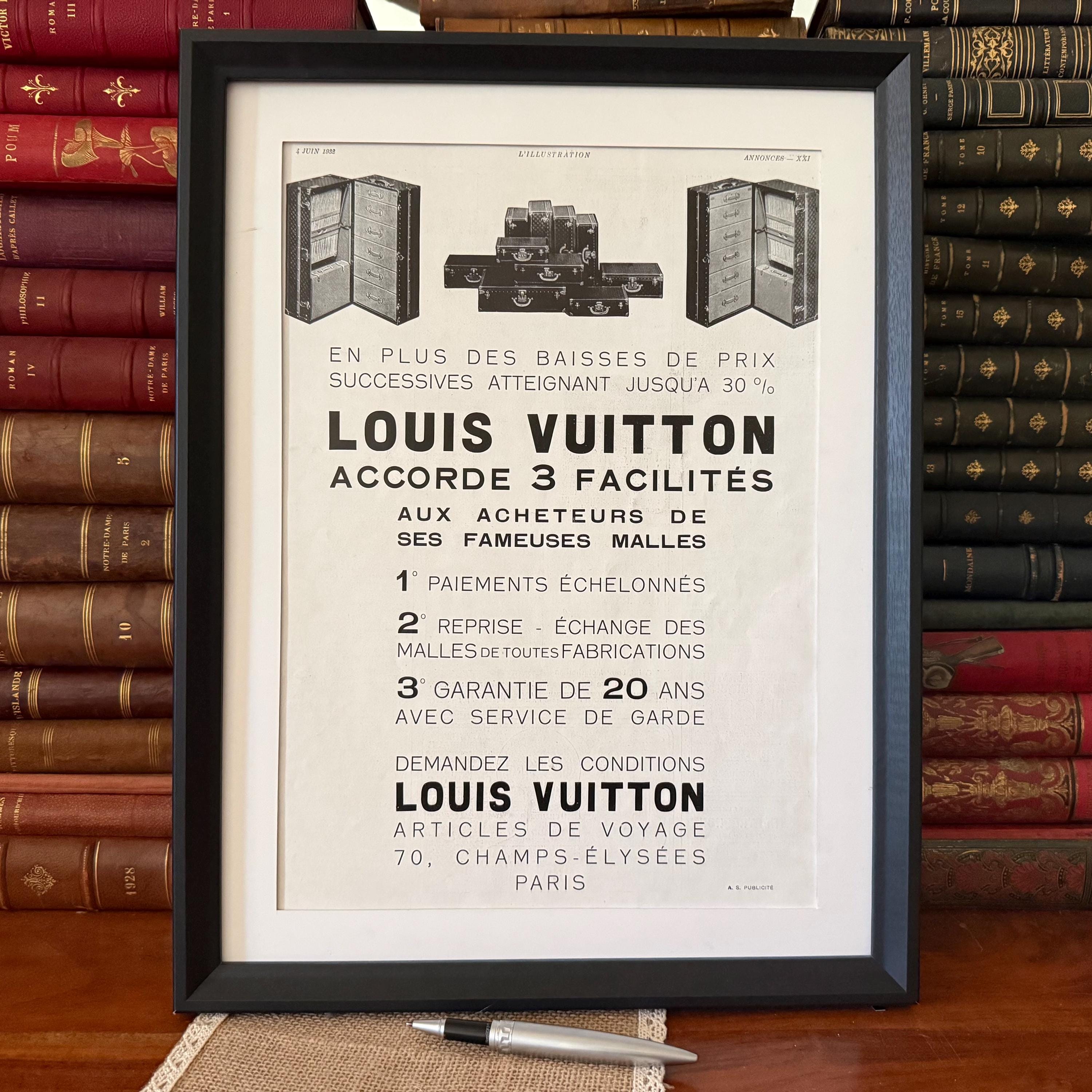 Louis Vuitton Poster - Etsy