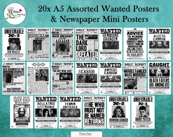 Harry Potter Wanted Poster Etsy