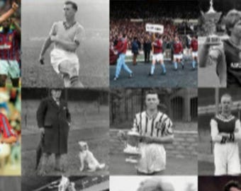 Aston Villa Football Mosaic Print: AVFC Kits, Shirts, and Appearances