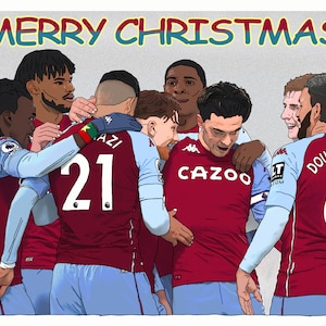 Aston villa klub piłkarski historia wydruku avfc utv vtid dekoracja ścienna