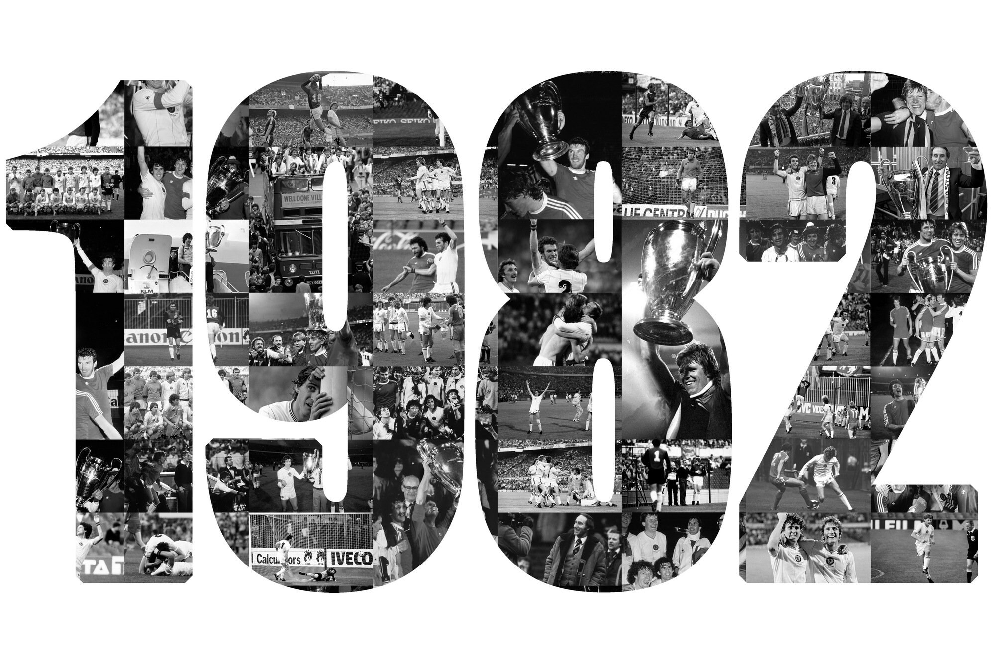 Aston Villa 1982 Champions of Europe Poster Print Champions League