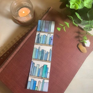 A Blue Painted Shelf