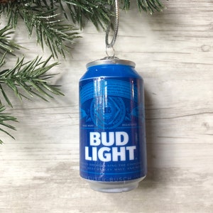 Bud Light Beer Can Christmas Tree Ornament