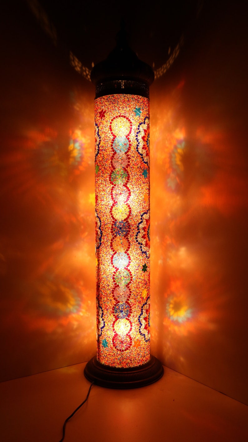 Amazing Turkish Lamp Floor Lamp Turkish Mosaic Lamp Home Etsy