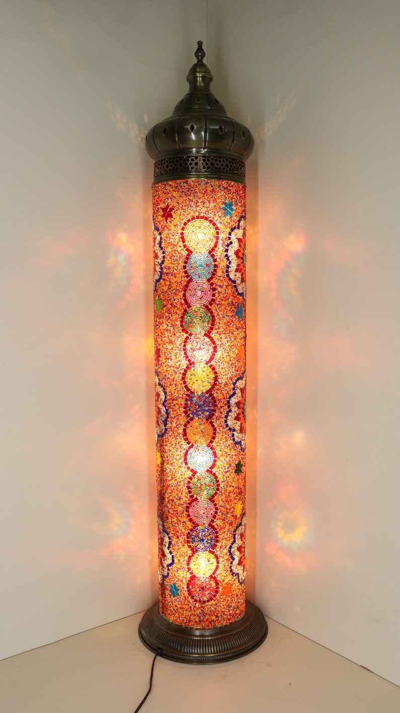 Amazing Turkish Lamp Floor Lamp Turkish Mosaic Lamp Home Etsy
