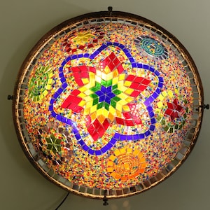 Special Mosaic Wall & Ceiling Colored Turkish Lamp Unique Lanterns Ceiling Pendant Moroccan Decor Light Christmas Gift Free Shipping