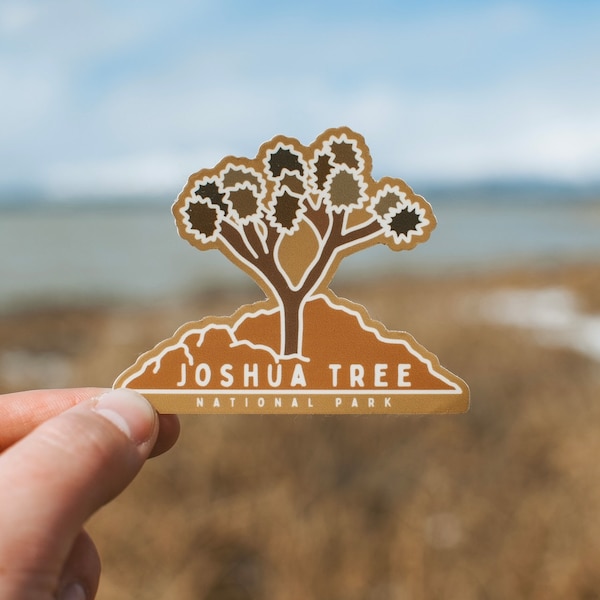 Joshua Tree National Park Sticker | California National Park Sticker | Joshua Tree Sticker | Arch Rock Trail | Cholla Cactus Garden