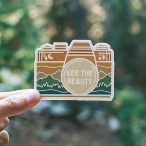 See The Beauty Sticker | Adventure Sticker | Camera Sticker | Photography Sticker