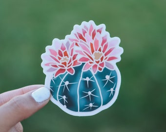 Cactus Sticker | Succulent Sticker | Floral Sticker | Water Bottle Sticker | Laptop Sticker