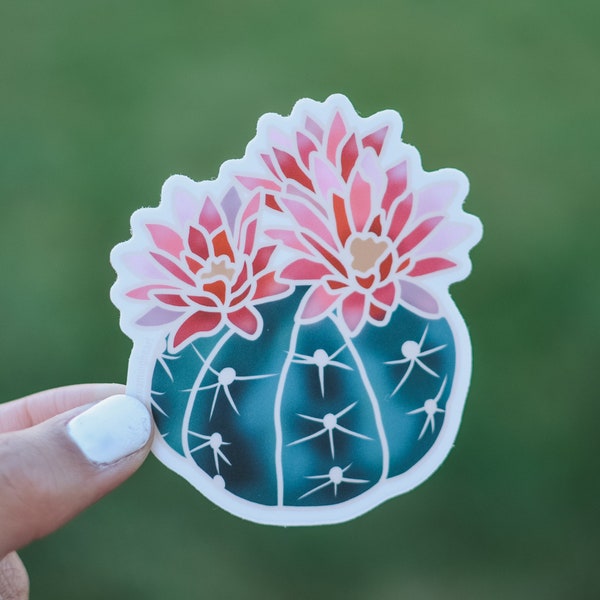 Cactus Sticker | Succulent Sticker | Floral Sticker | Water Bottle Sticker | Laptop Sticker