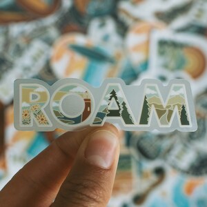 ROAM Lighthouse Sticker | Clear Sticker | Adventure Sticker | Forest Sticker | Wander Sticker