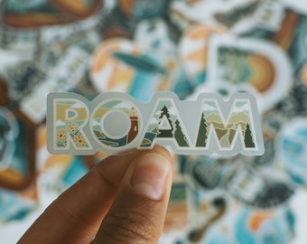 ROAM Lighthouse Sticker | Clear Sticker | Adventure Sticker | Forest Sticker | Wander Sticker