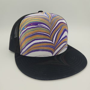 Marbled Flatbill Trucker Hat
