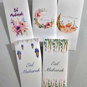 Enveloppes de l'Aïd Mubarak, Enveloppes-cadeaux de l'Aïd, Cadeaux de l'Aïd pour les enfants, Décorations de l'Aïd, Célébration de l'Aïd, Porte-monnaie de l'Aïd, Enveloppe de l'Aïd