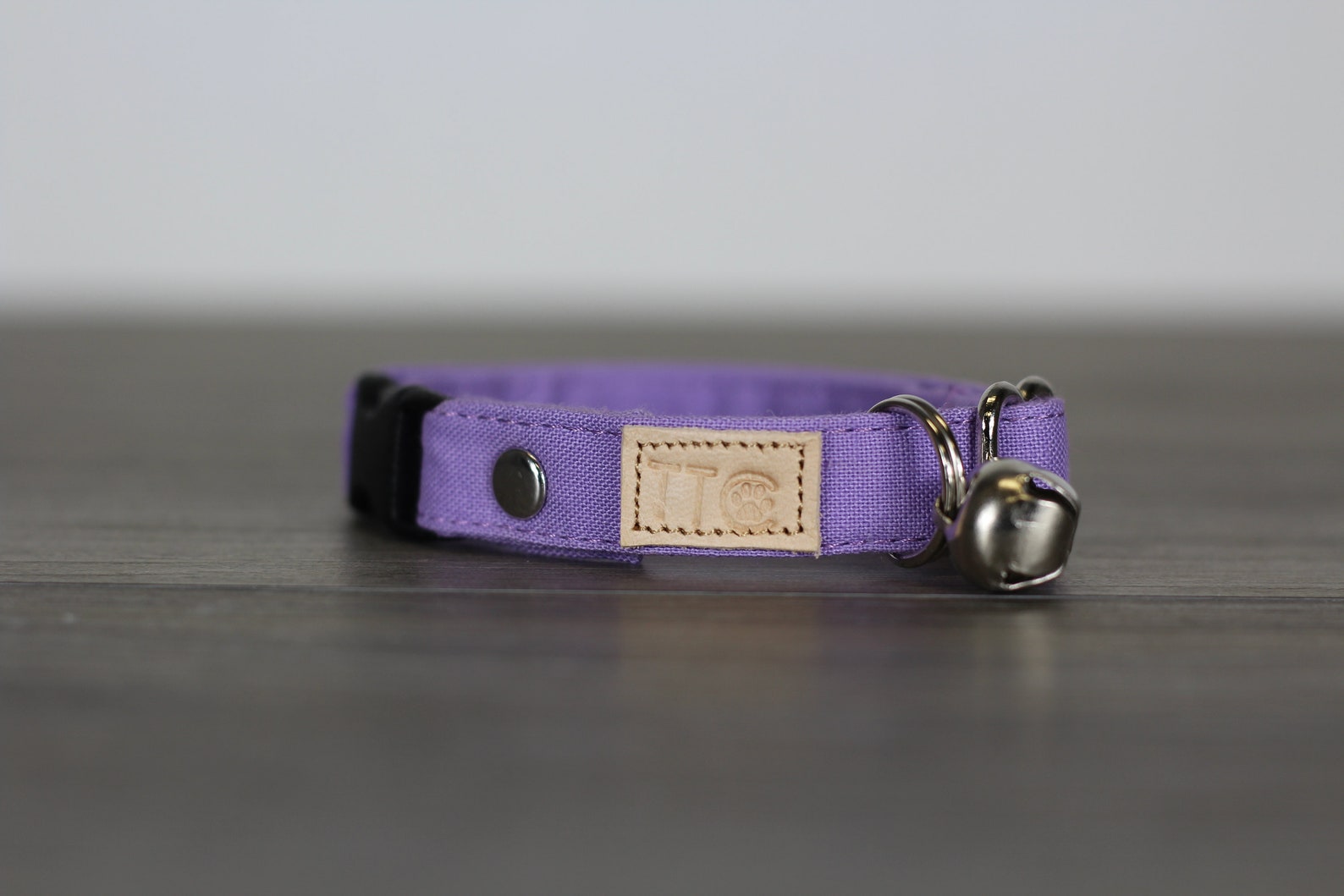 Classic lavender cat collar Solid purple kitten collars Etsy