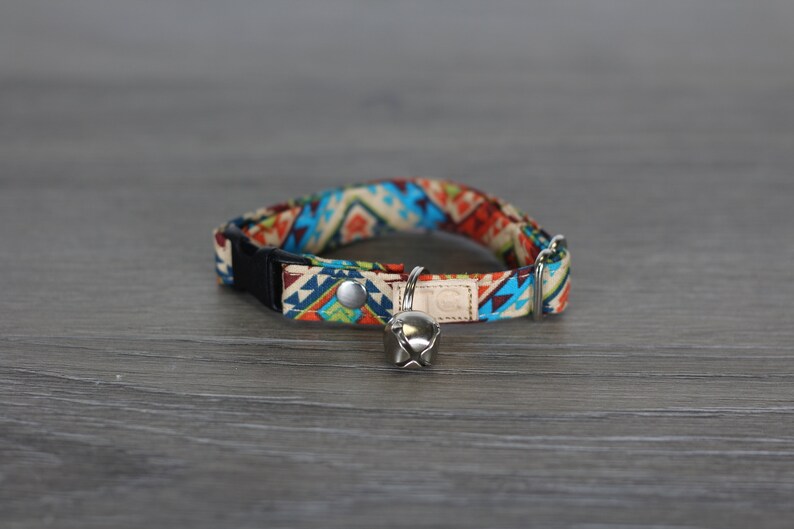 Southwestern kitten collars Aztec cat collar Available in small medium and large