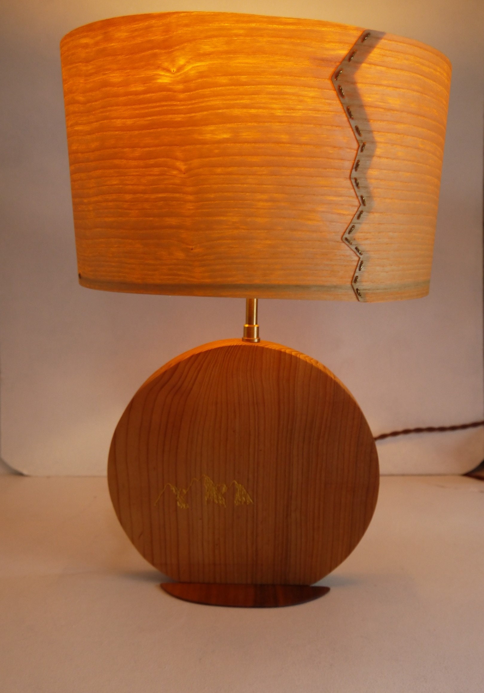 Lampe à Poser en Bois