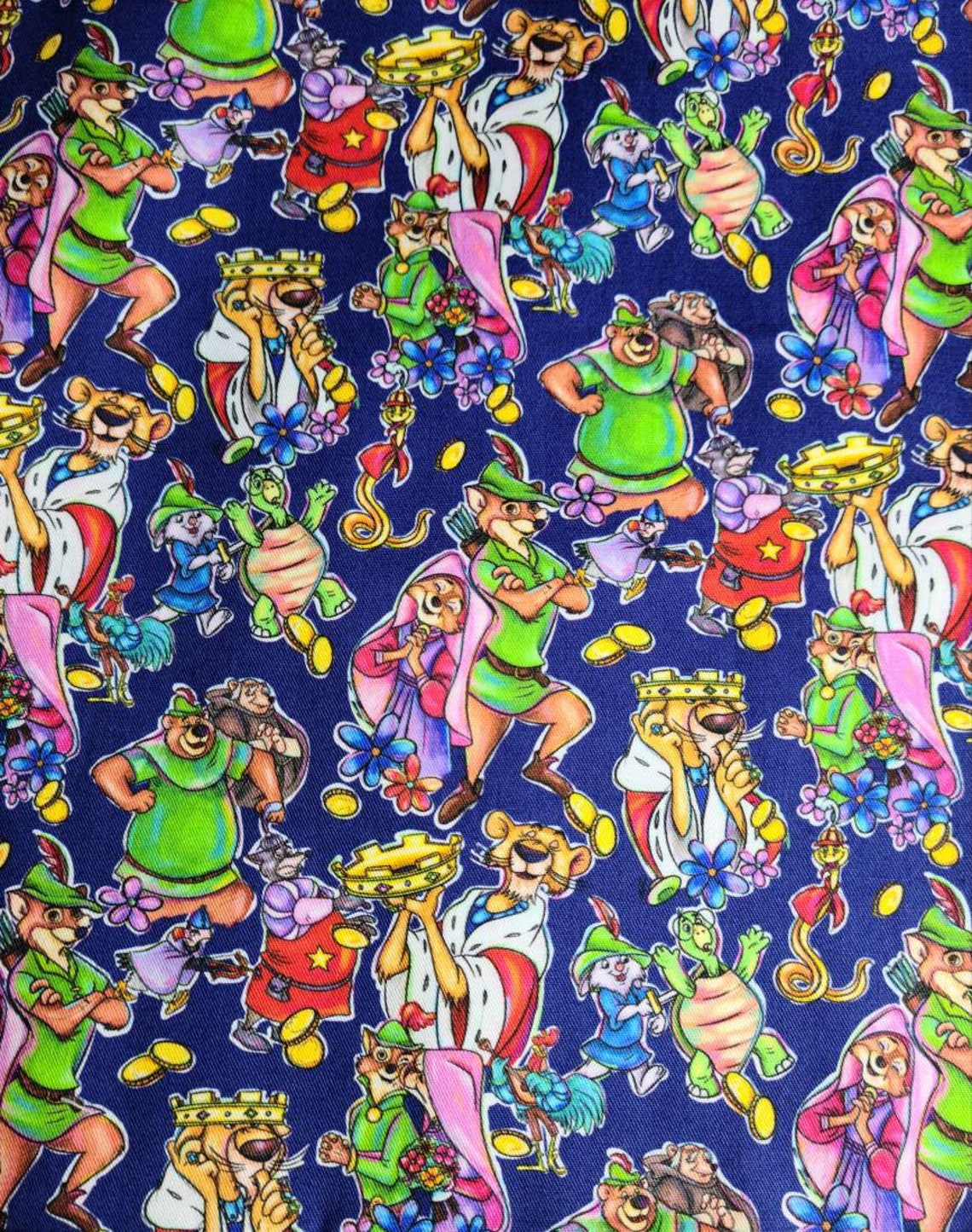 Sherwood Forest High Quality 100 Cotton Robin Hood Fabric Etsy