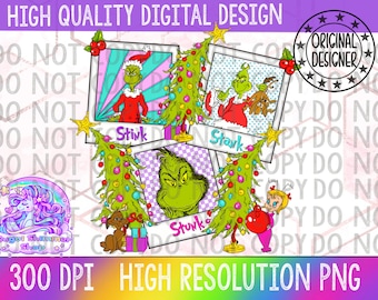 Grinch Png| The Grinch Png  |Christmas Png|  Grinch Sublimation | The Grinch |Grinchmas| Christmas | Grinch Face |Christmas Sublimation